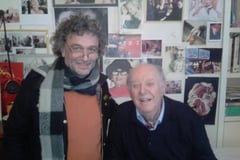 Giuseppe Schembri Bonaci visits Dario Fo in Milan