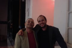 Artistic Director Giuseppe Schembri Bonaci with MPO Chairman Sigmund Mifsud