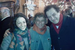 Russian Artist Gor Chahal visits Malta (with Giuseppe Schembri Bonaci and Frederica Agius)