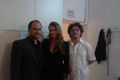 Brian Schembri and Sigmund Mifsud from the Malta Philharmonic Orchestra 